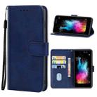 Leather Phone Case For Itel S32(Blue) - 1