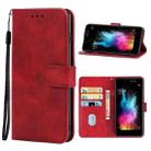 Leather Phone Case For Itel S32(Red) - 1