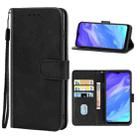 Leather Phone Case For Itel Vision 1 Pro(Black) - 1