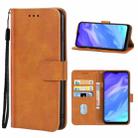 Leather Phone Case For Itel Vision 1 Pro(Brown) - 1