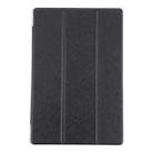 For Samsung Galaxy Tab A8 10.5 2021 X200 / X205 Silk Texture 3-fold Leather Tablet Case(Black) - 2
