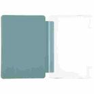 For Xiaomi Mi Pad 5 Pen Slot Transparent Back Cover Leather Tablet Case(Green) - 4
