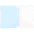 For Xiaomi Mi Pad 5 Pen Slot Transparent Back Cover Leather Tablet Case(Sky Blue) - 4