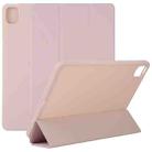 For Xiaomi Mi Pad 5 TPU Three-fold Leather Tablet Case(Pink) - 1
