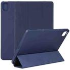 For Xiaomi Mi Pad 5 TPU Three-fold Leather Tablet Case(Dark Blue) - 1