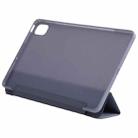 For Xiaomi Mi Pad 5 TPU Three-fold Leather Tablet Case(Purple) - 5