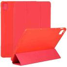 For Xiaomi Mi Pad 5 TPU Three-fold Leather Tablet Case(Red) - 1