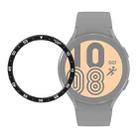 For Samsung Galaxy Watch4 44mm Smart Watch Time Steel Bezel Ring(Black) - 1