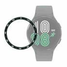 For Samsung Galaxy Watch4 44mm Smart Watch Time Steel Bezel Ring(Green) - 1