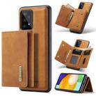 For Samsung Galaxy A53 5G DG.MING M1 Series 3-Fold Multi Card Wallet  Phone Case(Brown) - 1