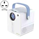 ZXL-Y8 Intelligent Portable HD 4K Projector, UK Plug, Specification:Android Version(White) - 1