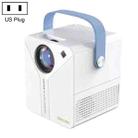 ZXL-Y8 Intelligent Portable HD 4K Projector, US Plug, Specification: Phone Screen Version(White) - 1