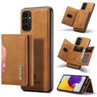For Samsung Galaxy A13 4G DG.MING M2 Series 3-Fold Multi Card Bag + Phone Case(Brown) - 1