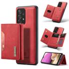For Samsung Galaxy A33 5G DG.MING M2 Series 3-Fold Multi Card Bag Phone Case(Red) - 1