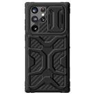 For Samsung Galaxy S22 Ultra 5G NILLKIN Sliding Camera Cover TPU + PC Phone Case(Black) - 1