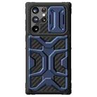 For Samsung Galaxy S22 Ultra 5G NILLKIN Sliding Camera Cover TPU + PC Phone Case(Blue) - 1