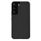 For Samsung Galaxy S22 5G NILLKIN Synthetic Fiber Anti-slip Texture PC Phone Case(Black) - 1