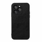 For Honor 60 SE Two-color Litchi Texture Phone Case(Black) - 1