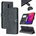 For Xiaomi Redmi K20 & K20 Pro Stitching Style 2-Color Cow Texture Horizontal Flip PU Leather Case with Holder & Card Slot & Lanyard(Black) - 1