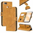 For Xiaomi Mi 5X Stitching Style 2-Color Cow Texture Horizontal Flip PU Leather Case with Holder & Card Slot & Lanyard(Yellow) - 1