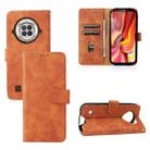 For DOOGEE S96 Pro Skin Feel Magnetic Buckle Calf Texture PU Phone Case(Brown) - 1