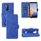 For Ulefone Armor X9 Skin Feel Magnetic Buckle Calf Texture PU Phone Case(Blue) - 1
