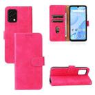 For Umidigi Power 5S Skin Feel Magnetic Buckle Calf Texture PU Phone Case(Rose Red) - 1