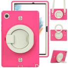 For Samsung Galaxy Tab A8 10.5 2021 X200 / X205 TPU + PC Tablet Case(Rose Red) - 1