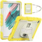 For Samsung Galaxy Tab A8 10.5 2021 X200 / X205 Silicone + PC Tablet Case(Beige + Yellow) - 1