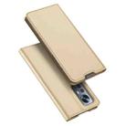 For Xiaomi 12 / 12X / 12S DUX DUCIS Skin Pro Series Horizontal Flip Leather Phone Case(Gold) - 1