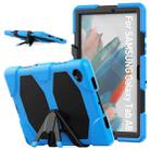 For Samsung Galaxy Tab A8 10.5 2021 X200 / X205 Colorful Silicon + PC Tablet Case(Light Blue) - 1