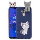 For Huawei Mate 20 Lite Cartoon Shockproof TPU Protective Case with Holder(Cat) - 1