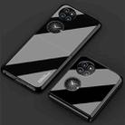 For Huawei P50 Pocket GKK UV Porcelain Flip Phone Case(Black) - 1