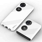 For Huawei P50 Pocket GKK UV Porcelain Flip Phone Case(White) - 1