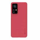 For Xiaomi 12 / 12X NILLKIN Frosted PC Phone Case(Red) - 2