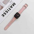 Oval Buckle Genuine Leather Strap For Apple Watch Series 8&7 41mm / SE 2&6&SE&5&4 40mm / 3&2&1 38mm(J) - 1