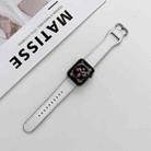 Oval Buckle Genuine Leather Strap For Apple Watch Ultra 49mm&Watch Ultra 2 49mm / Series 9&8&7 45mm / SE 3&SE 2&6&SE&5&4 44mm / 3&2&1 42mm(G) - 1