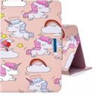 For 7 inch Tablet PC Universal Colored Drawing Horizontal Flip PU Leather Case with Holder & Card Slots(Horse and Cloud) - 1