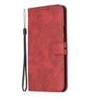 For One Plus 7  Pro Stitching Style 2-Color Cow Texture Horizontal Flip PU Leather Case with Holder & Card Slot & Lanyard(Red) - 2