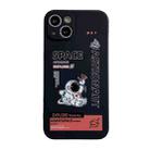 For iPhone 13 Aerospace Pattern TPU Phone Case(Space Messenger Black) - 1