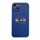 For iPhone 13 Aerospace Pattern TPU Phone Case(Astronaut Buddy Blue) - 1