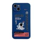 For iPhone 13 Pro Aerospace Pattern TPU Phone Case (Space Messenger Blue) - 1