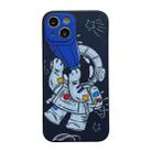 Aerospace Pattern TPU Phone Case For iPhone 12 Pro(Astronaut Blue) - 1