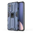 For Xiaomi 12S/12/12X Supersonic PC + TPU Shock-proof Phone Case(Blue) - 1