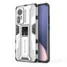 For Xiaomi 12S/12/12X Supersonic PC + TPU Shock-proof Phone Case(Silver) - 1