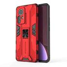 For Xiaomi 12S Pro/12 Pro Supersonic PC + TPU Shock-proof Phone Case(Red) - 1