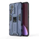 For Xiaomi 12S Pro/12 Pro Supersonic PC + TPU Shock-proof Phone Case(Blue) - 1