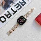 X Diamond Ladies Watch Band For Apple Watch Series 9&8&7 41mm / SE 3&SE 2&6&SE&5&4 40mm / 3&2&1 38mm(Rose Gold) - 1