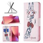 For Xiaomi 12 Colored Drawing Pattern Leather Phone Case(Deer) - 1