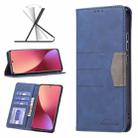 For Xiaomi 12 Magnetic Splicing Leather Phone Case(Blue) - 1